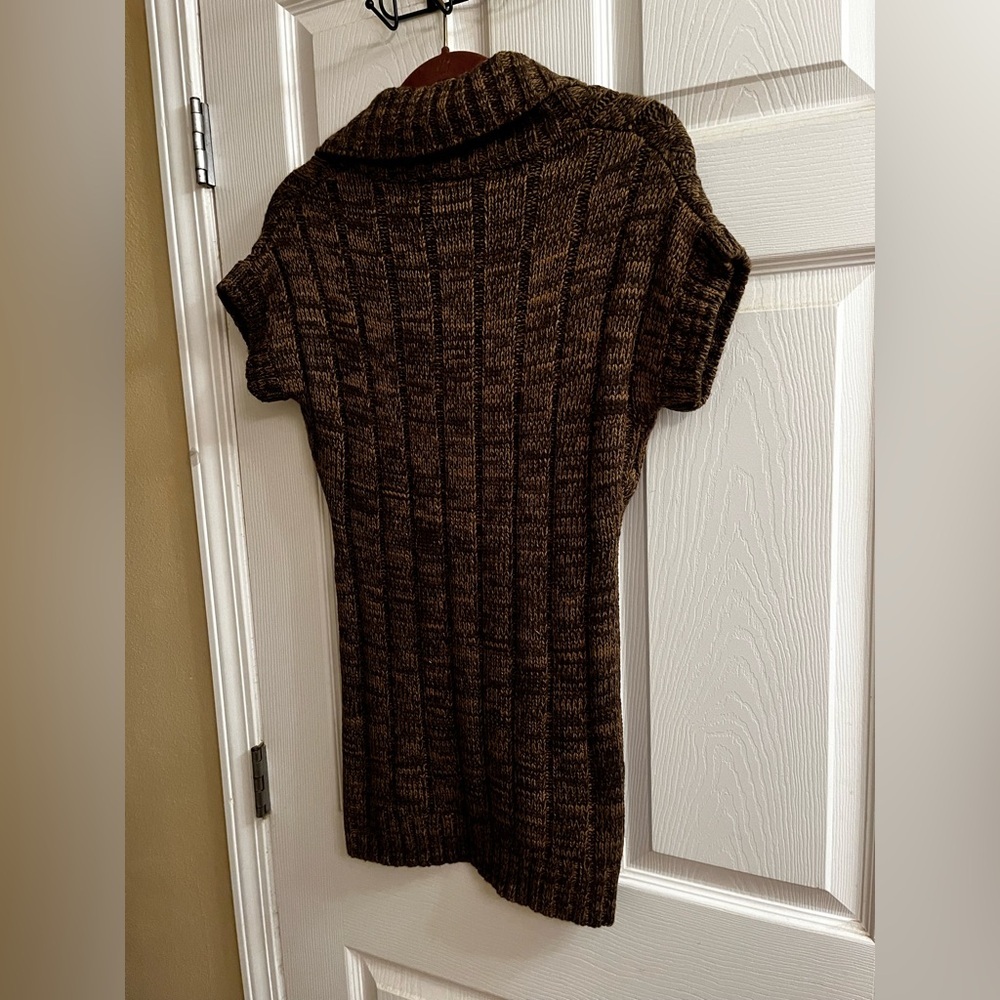 DAISY~SEARS~Dark Brown Knit Cardigan~NWT~M - Picture 5 of 9